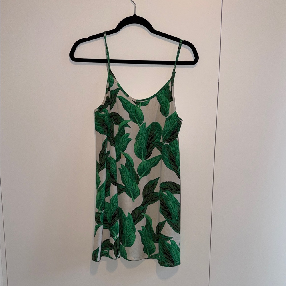 Show Me Your MuMu Green Leaf Halter Dress